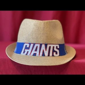 New York Giants tan fedora